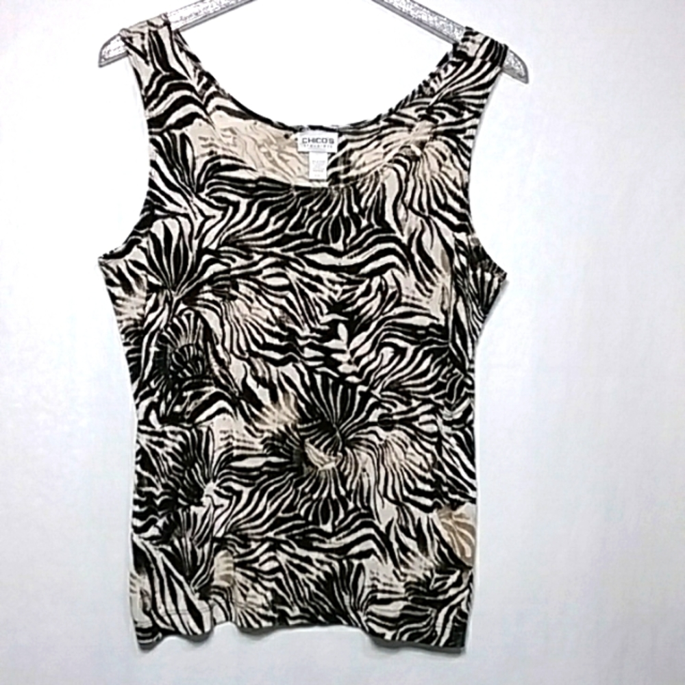 Chico's Travelers Women's Top Size 3, Large